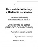 Autorreflexiones de la Unidad 2