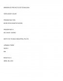MEMORIA DE PROYECTO DE TECNOLOGIA.