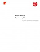 Reseña de los productos o servicios que ofrece