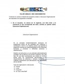 Teniendo en cuenta el material del programa unidad 2: Estructura Organizacional de respuesta a los siguientes numérales: