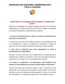 Entrevista a la encargada de la empresa “Limpieza del puerto”