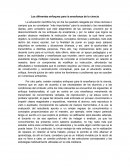 Tema de Los diferentes enfoques para la enseñanza de la ciencia.