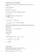 Demostración de la trayectoria parabólica.