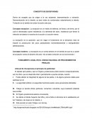 CONCEPTO DE EXCEPCIONES.