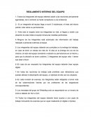 REGLAMENTO INTERNO DEL EQUIPO