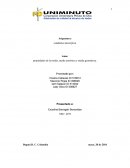 Propiedades de la media, media armónica y media geométrica.