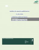 Analisis de anuncios publicitarios.