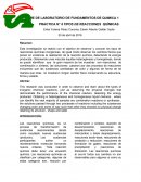 INFORME DE LABORATORIO DE FUNDAMENTOS DE QUIMICA 1 Reacciones Quimicas