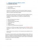 Estructura plan de negocio