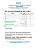 TEMA: COTIZACION A TODO COSTO, RIO PARQUE