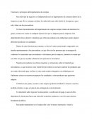 Funciones y principios del departamento de compras.