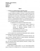 Trastorno en la diferenciación y desarrollo sexual.