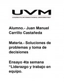 Materia.- Soluciones de problemas y toma de decisiones