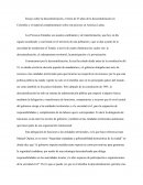 La descentralizacion.