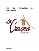 UN PLAN DE EXPANSIÓN DE RESTAURANTE