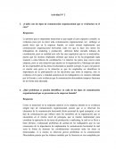 ¿Cuáles son los tipos de comunicación organizacional que se evidencian en el caso?