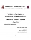 Facultades y atribuciones del Seguro Social.