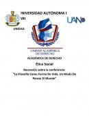 La filosofía como forma de vida, un modo de pensar el mundo