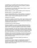 Materiales plásticos: un chicle, plastilina, cemento...