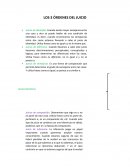 Los tres ordenes del juicio.