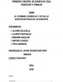 Trabajo sobre derecho civil persona y familia.