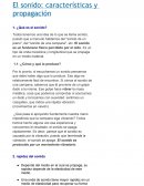 El sonido: características y propagación