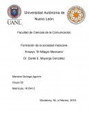 Ensayo ¨El Milagro Mexicano¨