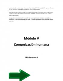 Comunicación Humana.objetivo general. Página 4
