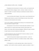 Como aprende un niño a leer y escribir?