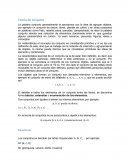 Teoría de conjunto . La característica esencial de un conjunto