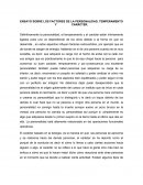 ENSAYO SOBRE LOS FACTORES DE LA PERSONALIDAD, TEMPERAMENTO Y CARÁCTER.