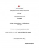 INFORME: GIDDENS Y LA RADICALIZACION DE LA MODERNIDAD