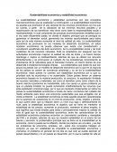 Sustentabilidad económica y estabilidad económica