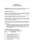 SOLUCIONES QUIMICAS. MATERIALES, EQUIPOS Y REACTIVOS