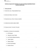 Informe de ejecución del Plan de acción de Responsabilidad Social