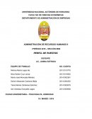 ANÁLISIS Y DESCRIPCIÓN DE PUESTOS .