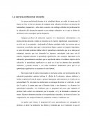 La carrera profesional docente y la actuación en el aula
