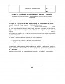 Programa de fumigación. Acuerdo de exoneración de responsabilidad, renuncia a demandas