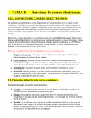 TEMA: EL SERVICIO DE CORREO ELECTRONICO