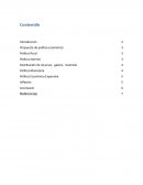 Ensayo Propuesta de politica Economica