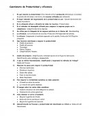 Cuestionario de Productividad y eficiencia
