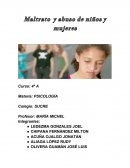 Maltrato y abuso de niños y mujeres