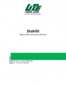 Rubrica final del primer periodo.