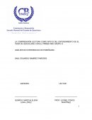 LA COMPRENSIÓN LECTORA COMO APOYO DEL ENTENDIMIENTO DE EL TEMA DE SEXUALIDAD CON EL PRIMER AÑO GRUPO G