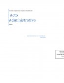 Concepto, importancia, requisitos de validez del Acto Administrativo