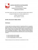 CALOR DE REACCIÓN DE NEUTRALIZACIÓN.