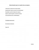La idea para la creación de una nueva empresa