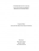 ASIGNACIÓN DEL PRESUPUESTO PÚBLICO EN DEFENSA.