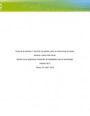 Técnicas de estudios para la comprensión de textos