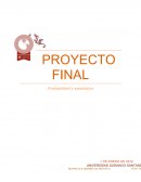 Probabilidad y estadística.